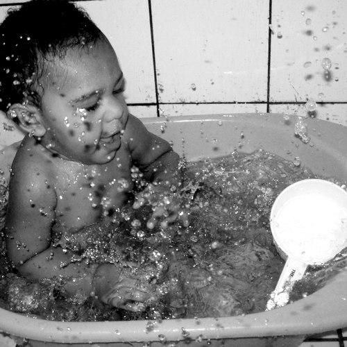 Bath time is always fun