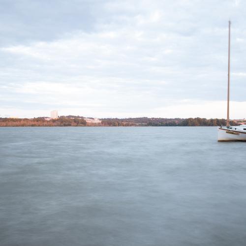Sailboat at sunset
