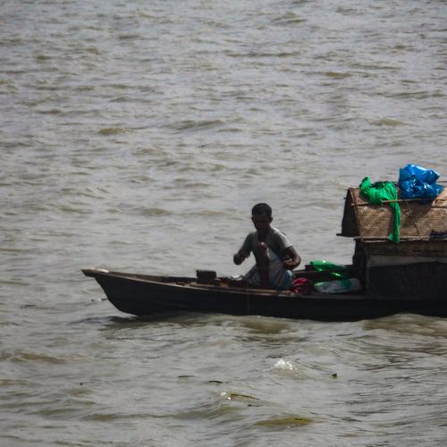 Life on river.