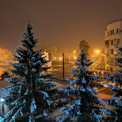 the first snow