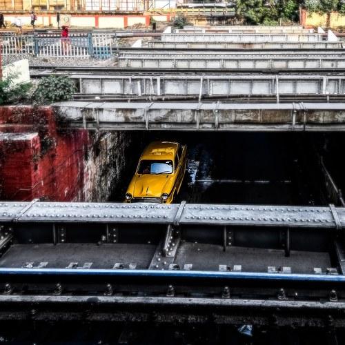 A Bee under the Bridge