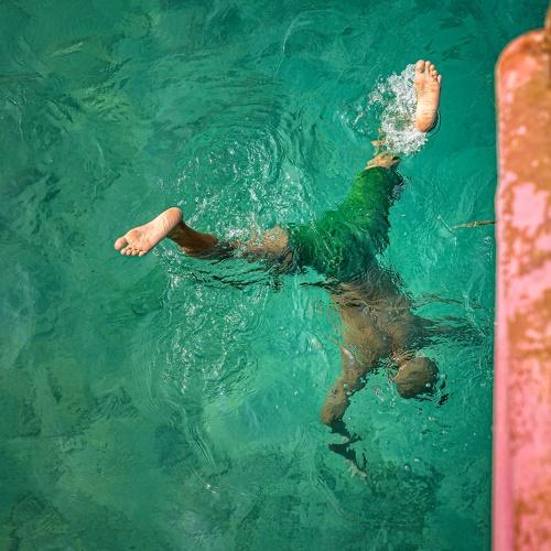 Jump in to the water