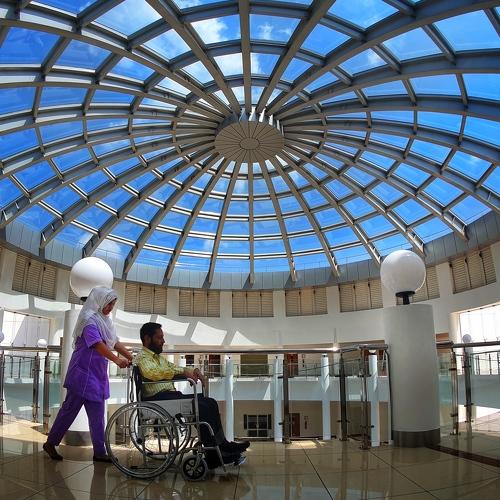 The wheel chair