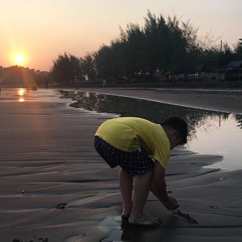 Child Sunset