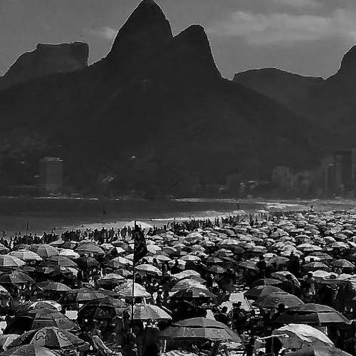 Ipanema beach on a sunny sunday.