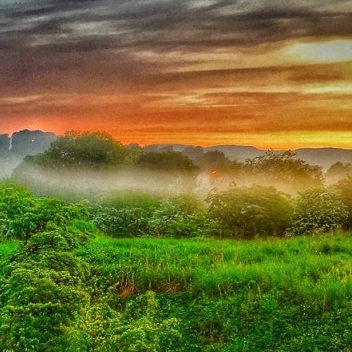Village sunrise