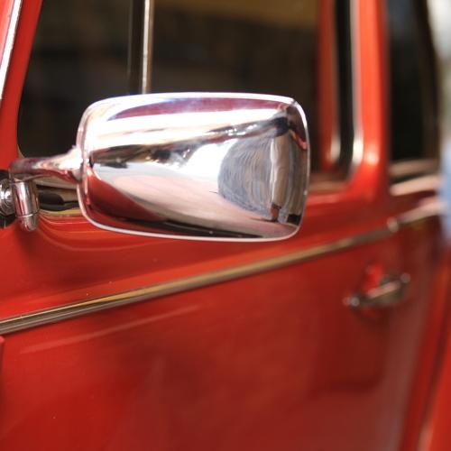 Vintage red car