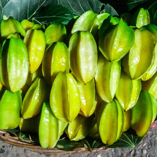 Star Fruit Tastes Little sour as well as Sweet.