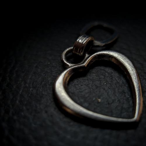 Silver heart pendant