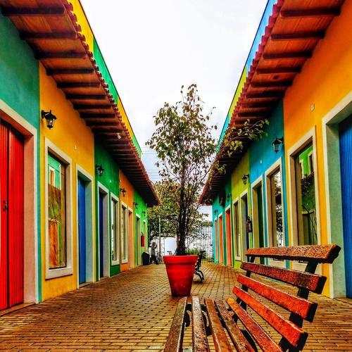 colorful houses