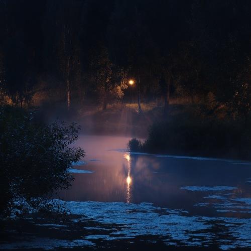 Cold autumn evening