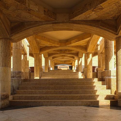 travertine corridor