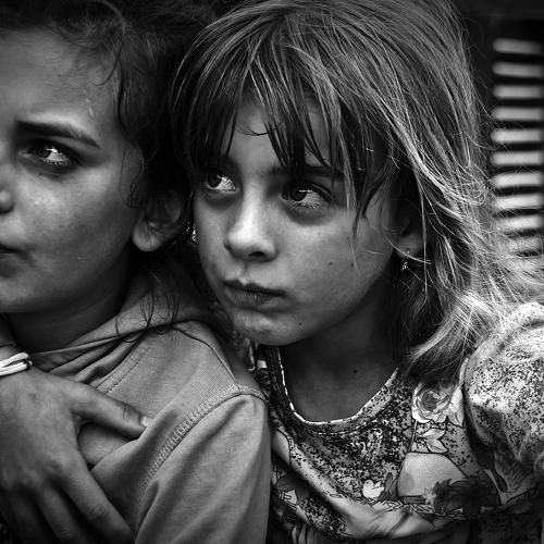 Gypsy children in Romania