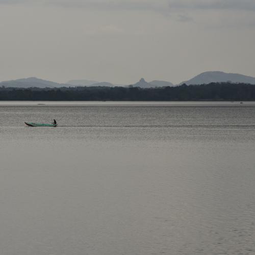 Fisherman in the Lake