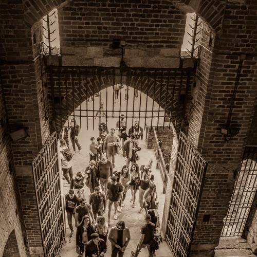 The gates of the Sforza Castle