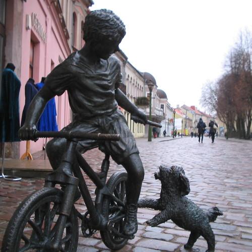 Street view in the Kaunas Old City