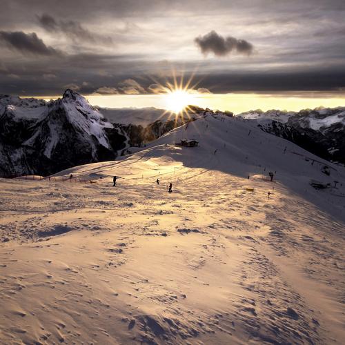 "Золотой час" в горах