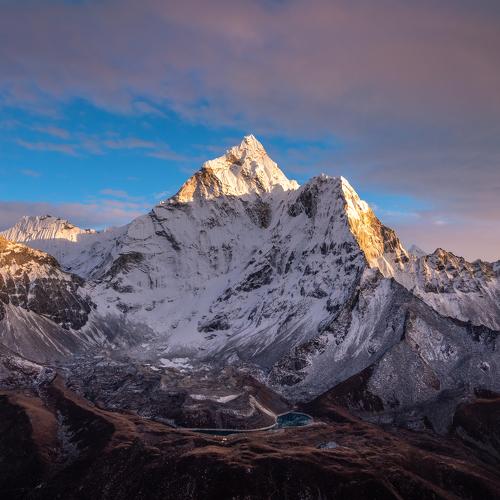 Mount Ama-Dablam at Sunset