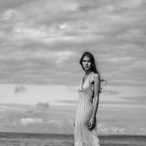 Marta at the sun