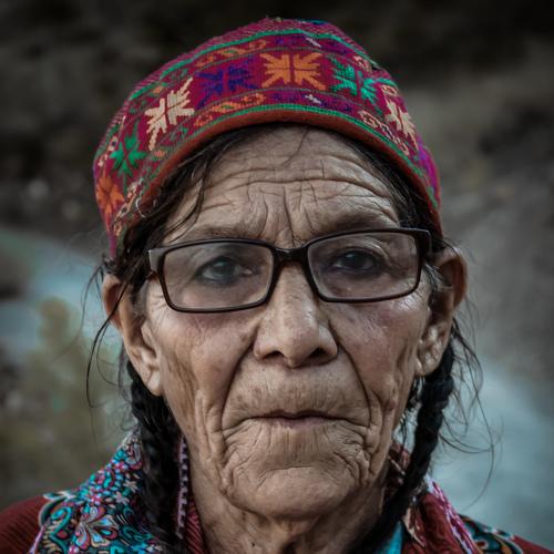 Old woman from mountains