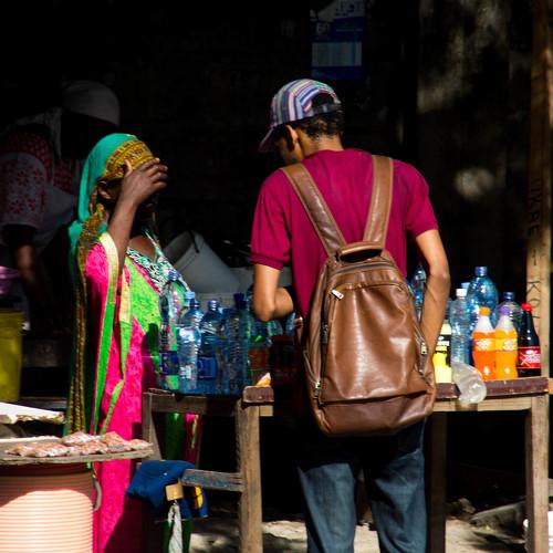 Local trader in Tanzania