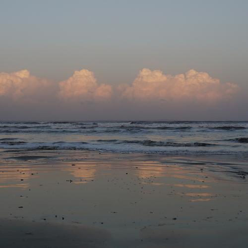 Larnaca Cyprus - Sunset on the sea shore