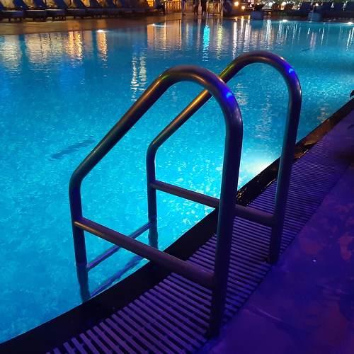 Evening view of a Swimming Pool