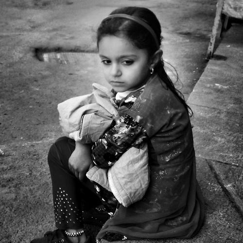 Sad little angel