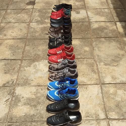 Pairs of shoes under the sun