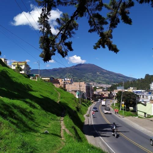 Galeras volcano.