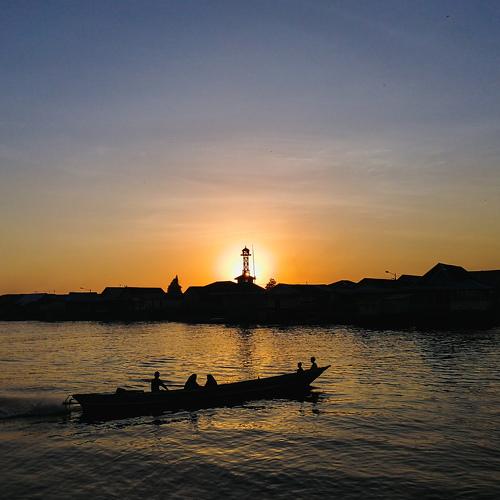 Sunset and Siluet