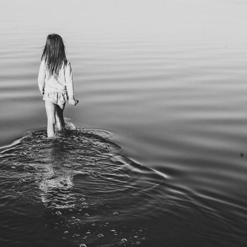 Disturbing the water surface