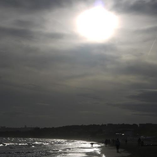 Meer am Strand bei Barcelona