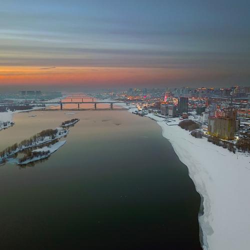 На берегу Оби.