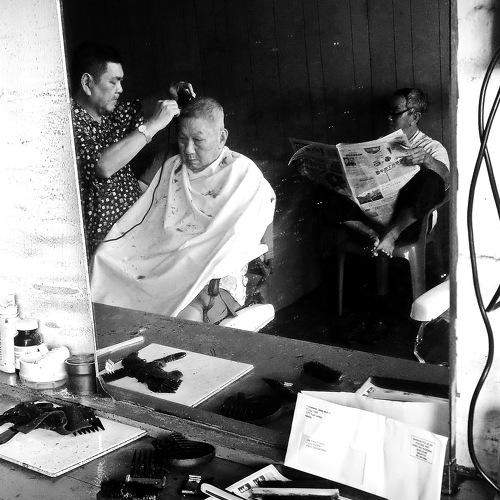 An Old Barber Shop