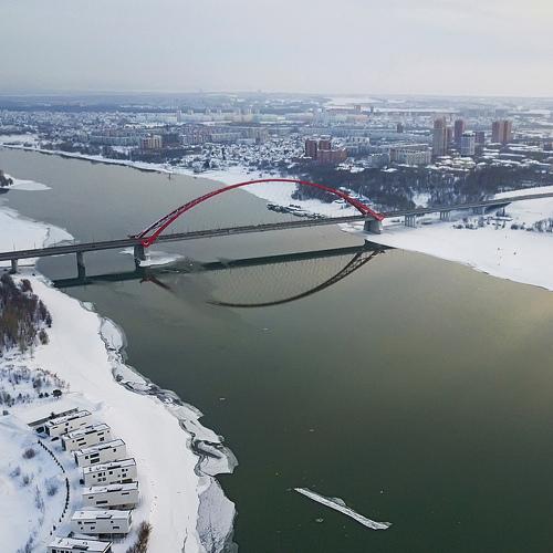 Бугринский мост через р.Обь