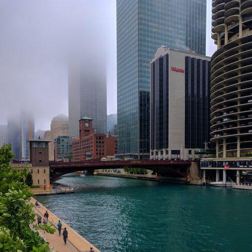 A cold morning in the windy city