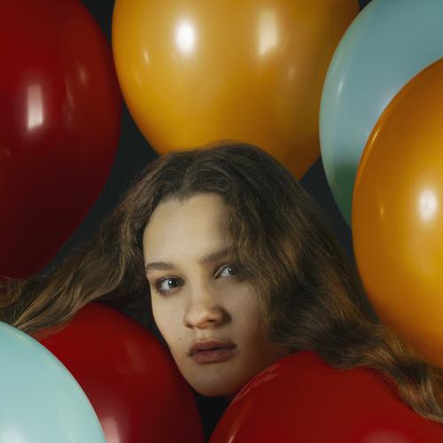 girl with balls.