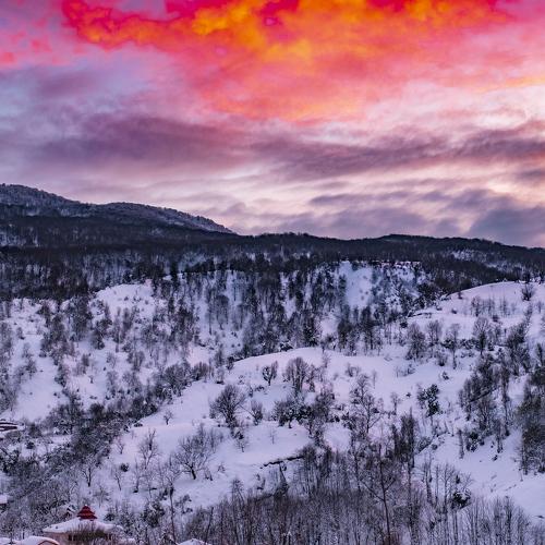 Snow Sunset