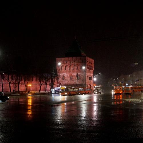 Вечерние огни Нижнего.