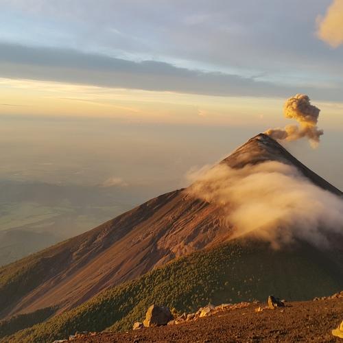Fuego volcano in Guatemala