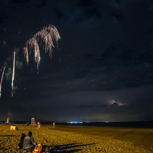 Fireworks Natural and artificial