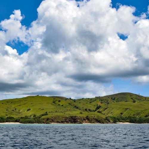 Sunny day at Labuan Bajo, Nusa Tenggara Timur, Indonesia..
