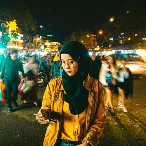 Night market excitement before the Covid-19 pandemic