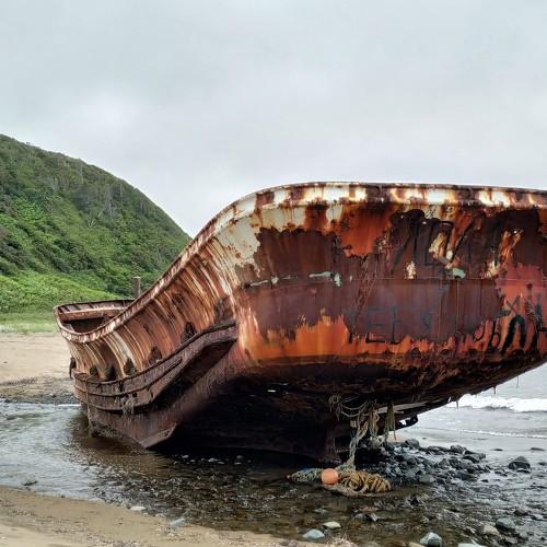 На берегу Охотского моря