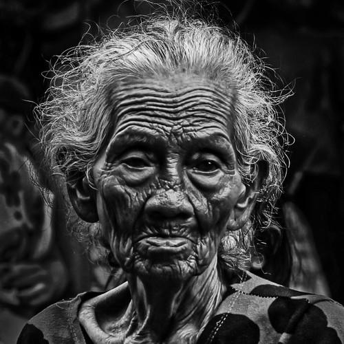 Sad Old Woman