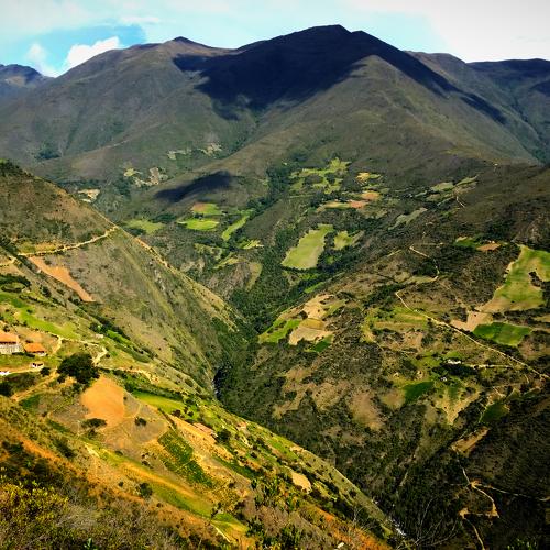 Shades of green. Mountain Landscape capture.