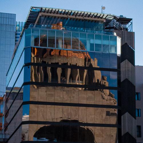Reflection of the revolution.