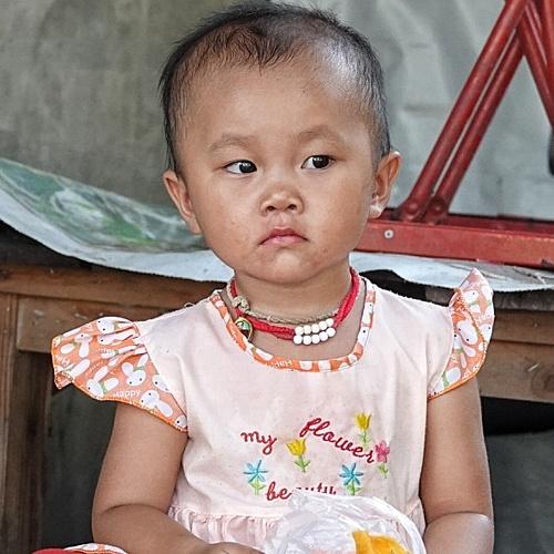 The quiet little girl.
