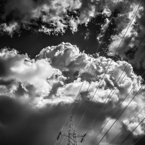 The approaching storm